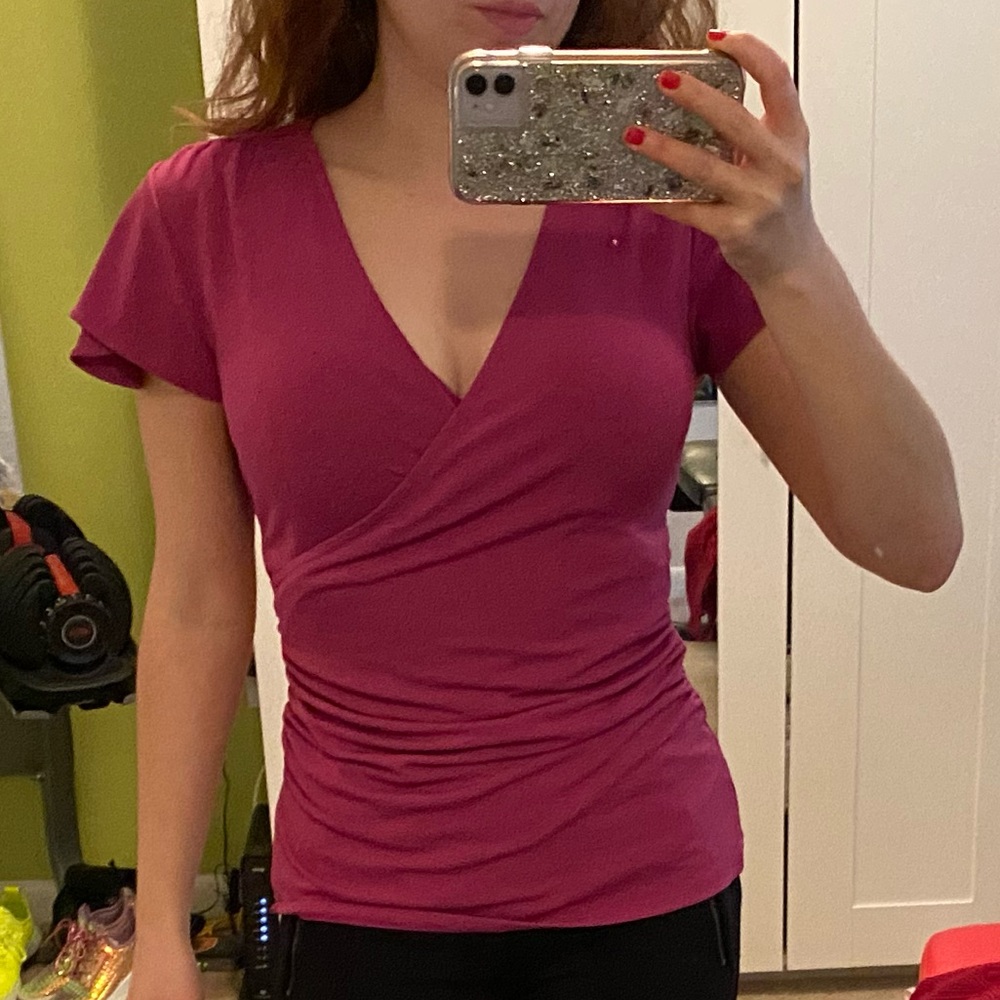 Banana Republic XS Draped Blouse